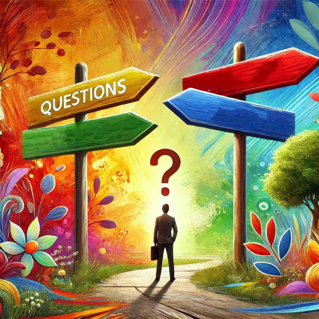 Les questions en allemand et leur syntaxe.