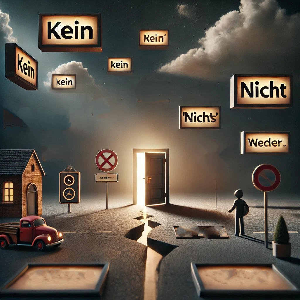 Les différentes formes de négation en allemand