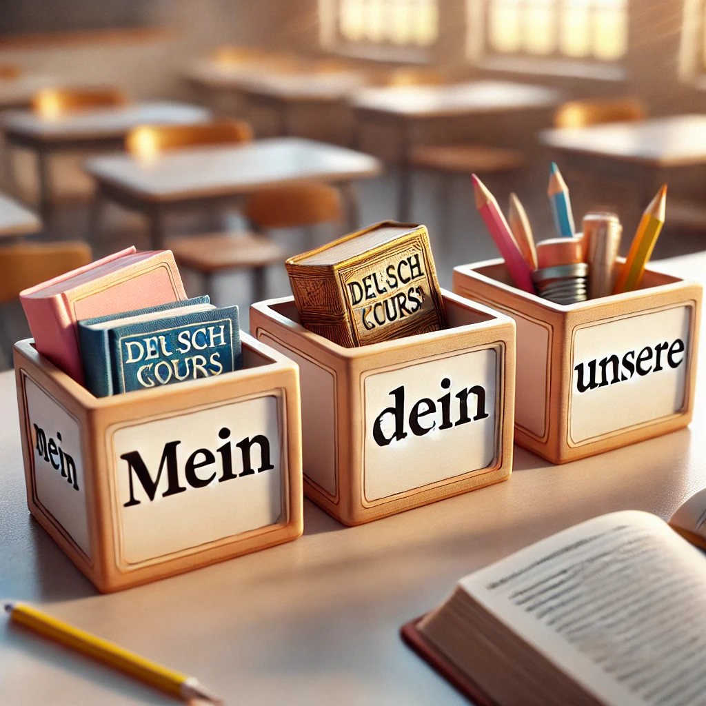 Les pronoms possessifs en allemand et leur usage