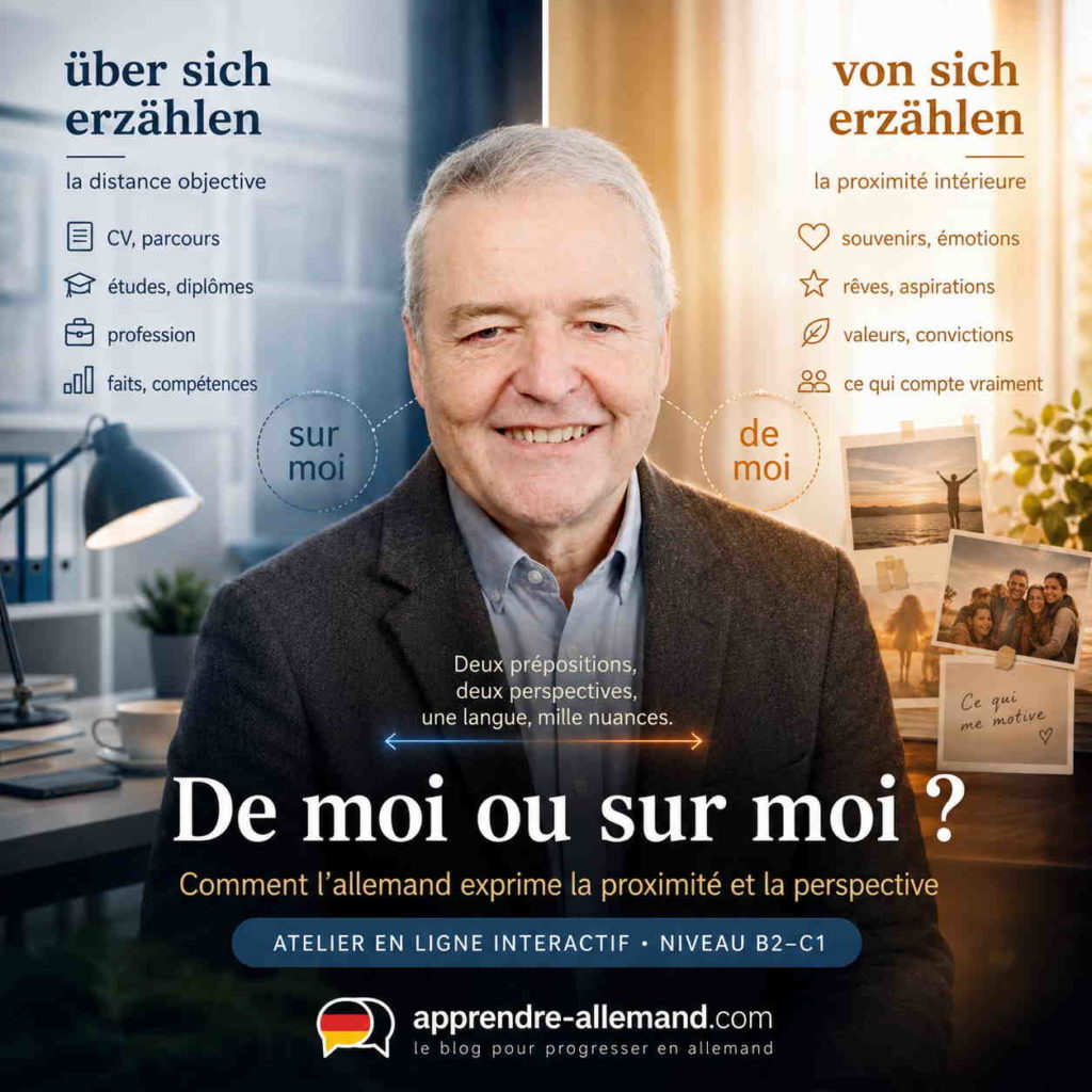 Von ou über en allemand : la nuance qui change tout