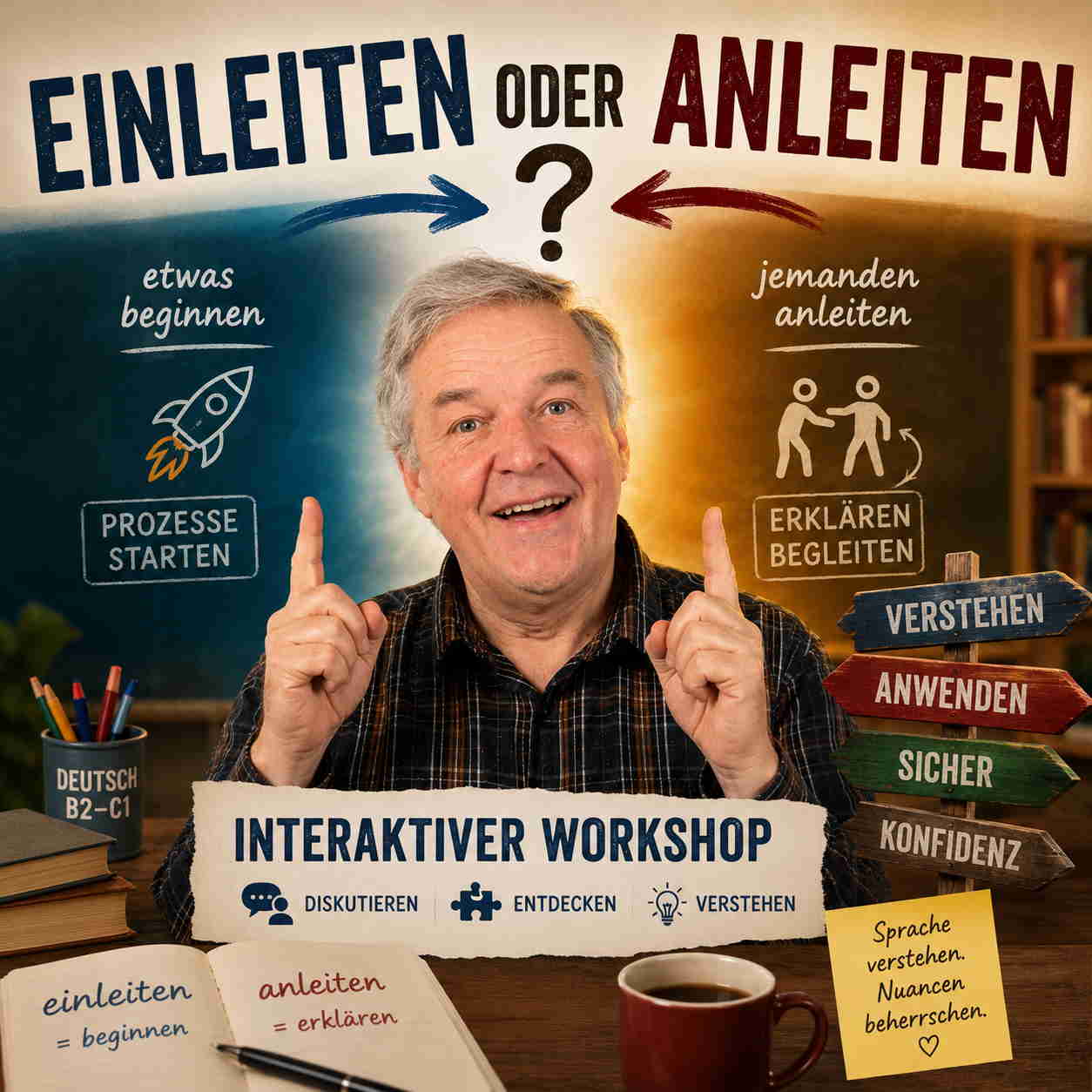Préfixes allemands : einleiten ou anleiten ?