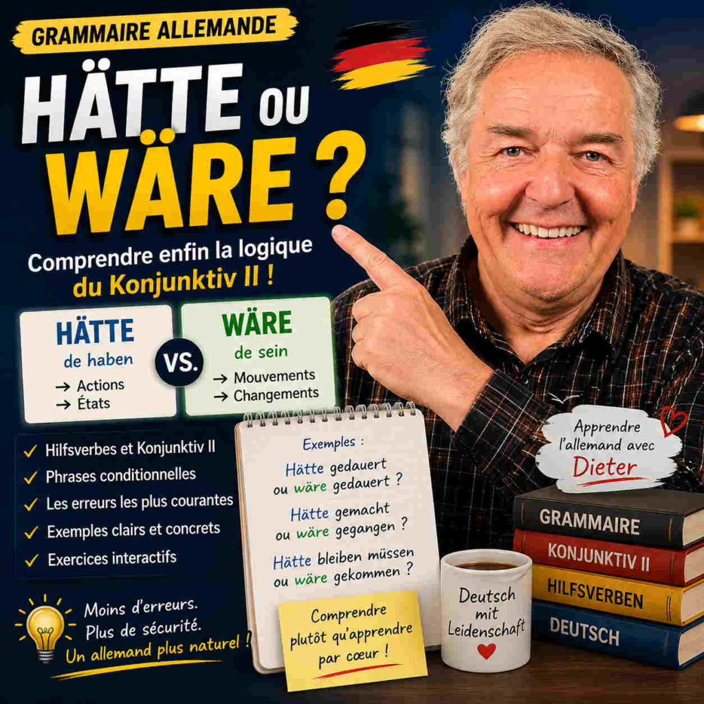 Hätte oder wäre? Die einfache Regel für den Konjunktiv II